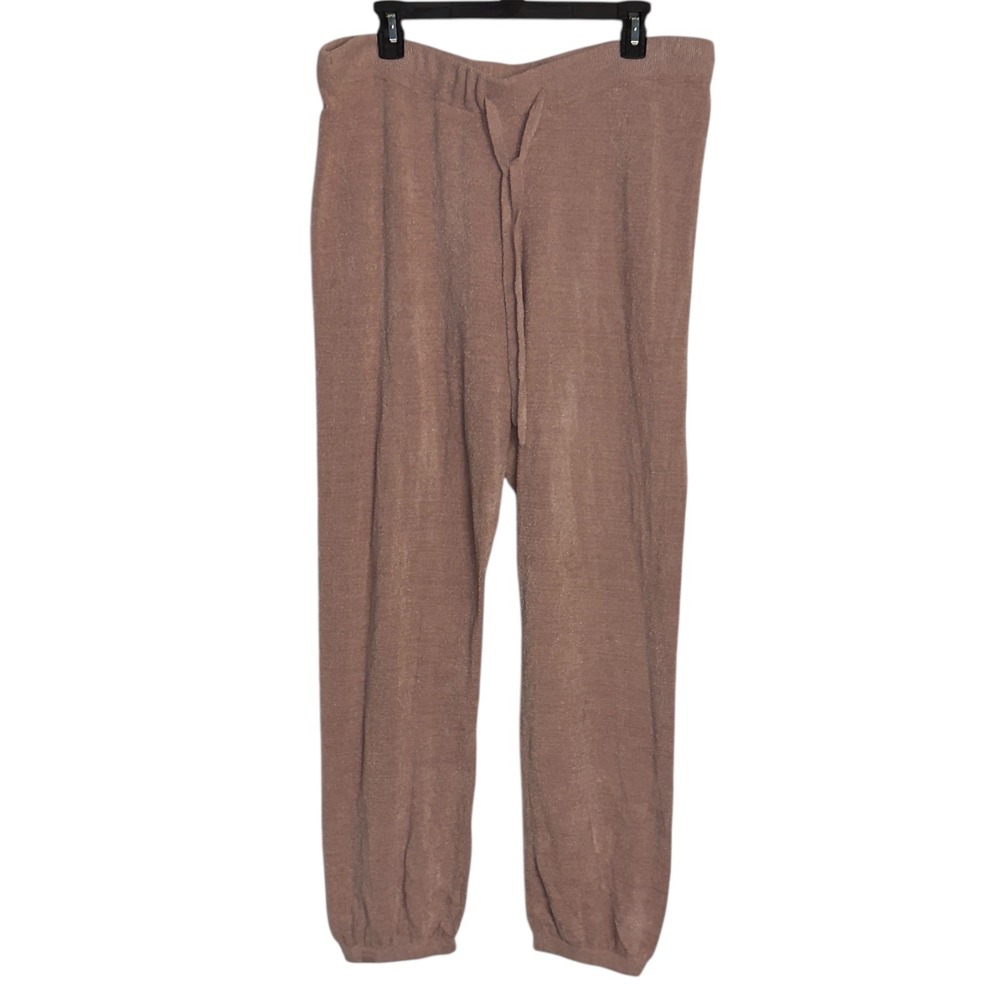 Barefoot Dreams Womens XL CozyChic Ultralite Willow Brown Ankle Length‎ Pant NWT